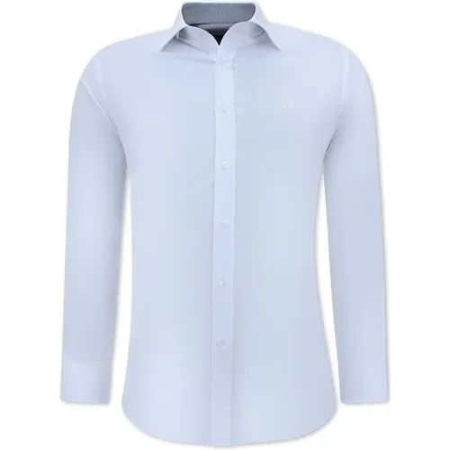 Stilvolle Hemden für Männer - Bluse mit Slim Fit Passform und Stretch , Herren, Größe: 3XL - Gentile Bellini - Modalova