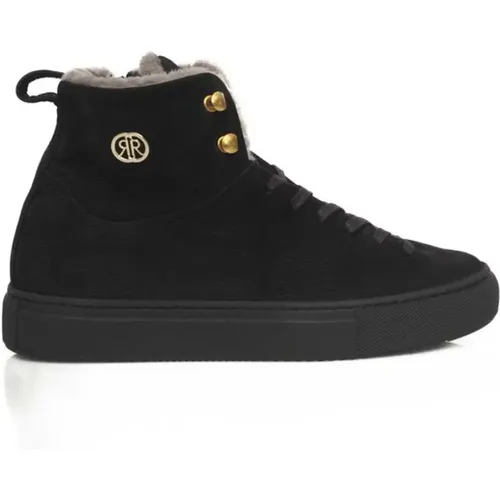 High-Top Leather Sneakers with Side Logo , female, Sizes: 3 UK - Cerruti 1881 - Modalova