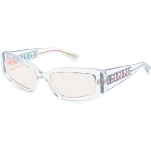 Weiße Sonnenbrille mit Originalzubehör,Klassische Sonnenbrille - Dolce & Gabbana - Modalova