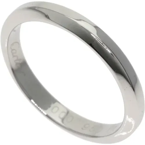 Pre-owned Platinum rings , female, Sizes: ONE SIZE - Cartier Vintage - Modalova