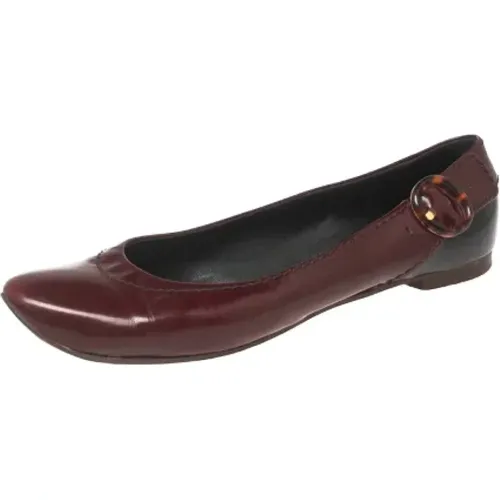Pre-owned Leather flats , female, Sizes: 4 UK - Marc Jacobs Pre-owned - Modalova