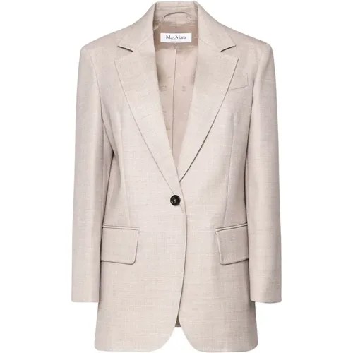 Wool Blazer Italy Crafted , female, Sizes: XS, 2XS - Max Mara - Modalova