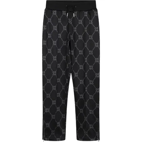 Monogramm Jogginghose mit Seitenstreifen - Hugo Boss - Modalova