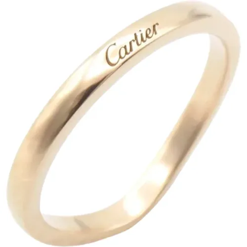 Pre-owned Rose Gold rings , female, Sizes: ONE SIZE - Cartier Vintage - Modalova