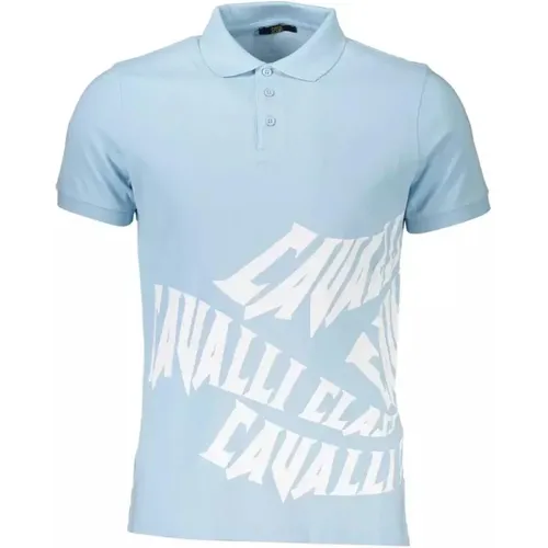 Polo Shirt mit Print Logo - Cavalli Class - Modalova