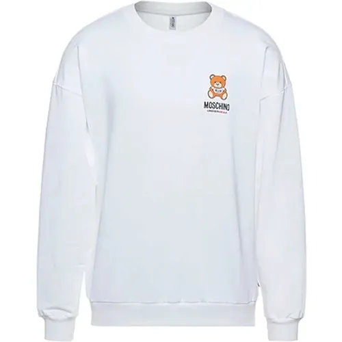 Suddenra Logo Teddybär Sweatshirt , Herren, Größe: M - Moschino - Modalova