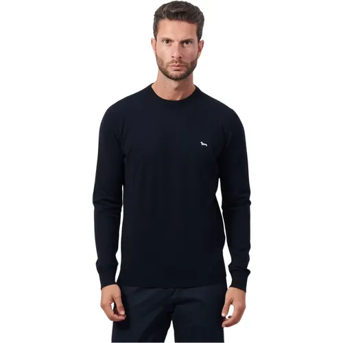 Pullover Blau , Herren, Größe: L - Harmont & Blaine - Modalova