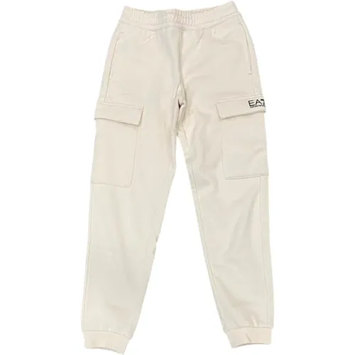 Ivory Casual Hose - Emporio Armani EA7 - Modalova