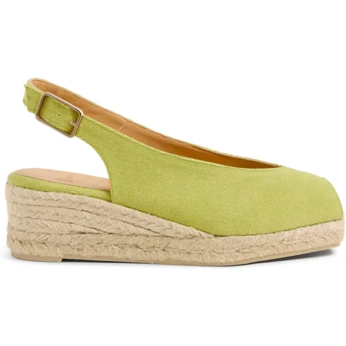 Dosalia gewaschene Baumwoll-Espadrilles mit passendem Jute und 5 cm Keilabsatz. , Damen, Größe: 37 EU - Castañer - Modalova