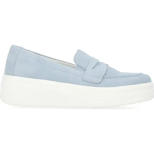 Blaue Geschlossene Loafers für Frauen , Damen, Größe: 39 EU - Remonte - Modalova