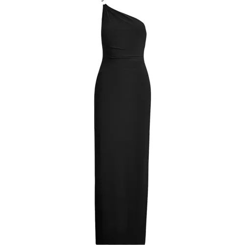 Elegant One Shoulder Evening Dress , female, Sizes: 3XS, 2XS, S, XS - Ralph Lauren - Modalova