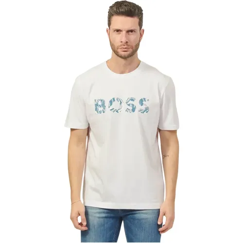T-Shirts , Herren, Größe: S - Hugo Boss - Modalova
