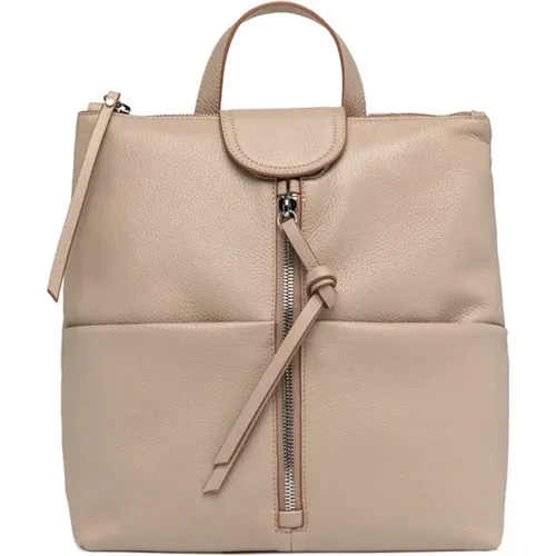 Leather Giada Backpack , female, Sizes: ONE SIZE - Gianni Chiarini - Modalova