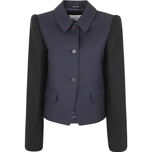 Navy Blaue Jacke Maison Margiela - Maison Margiela - Modalova