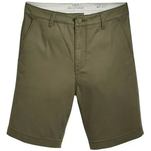 Grüne Baumwoll-Bermuda-Shorts für Männer Levi's - Levis - Modalova