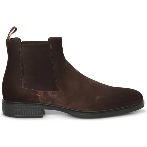 Ankle Boots for Men , male, Sizes: 9 1/2 UK, 5 UK, 8 1/2 UK, 7 1/2 UK, 8 UK, 7 UK, 5 1/2 UK, 9 UK, 6 UK, 10 UK - Santoni - Modalova