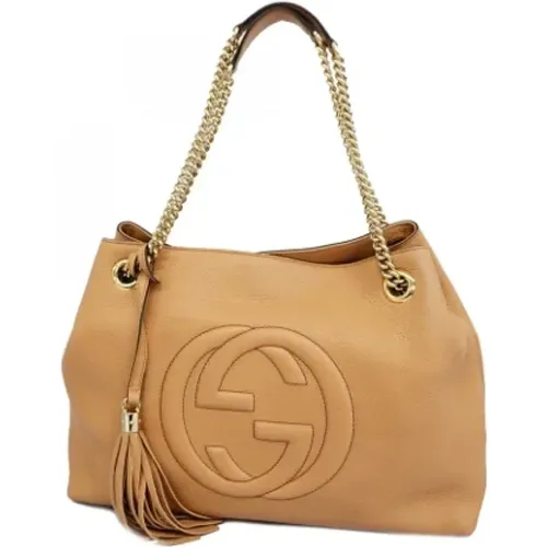 Pre-owned Leather gucci-bags , female, Sizes: ONE SIZE - Gucci Vintage - Modalova