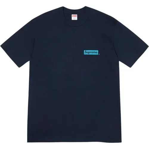 Navy Spiral Tee Limited Edition , Herren, Größe: M - Supreme - Modalova