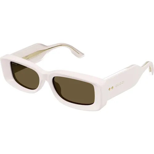 Stylish Sunglasses with Iconic Rivets , unisex, Sizes: 53 MM - Gucci - Modalova