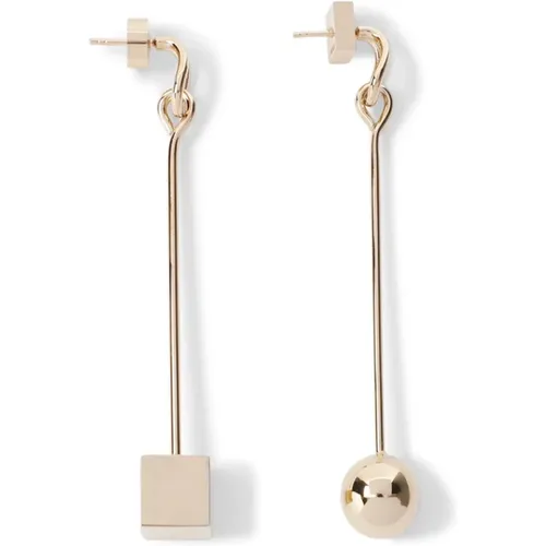 Metallic Earrings for Women , female, Sizes: ONE SIZE - Jacquemus - Modalova