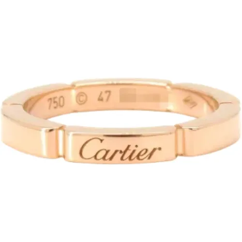 Pre-owned Rose Gold rings , female, Sizes: ONE SIZE - Cartier Vintage - Modalova