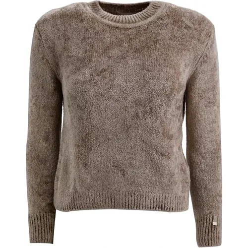 Weicher Chenille-Pullover , Damen, Größe: M - Herno - Modalova