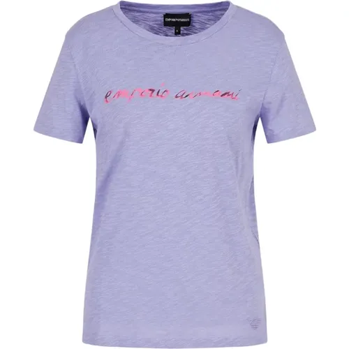 Stylische T-Shirts für Männer und Frauen , Damen, Größe: XS - Emporio Armani - Modalova