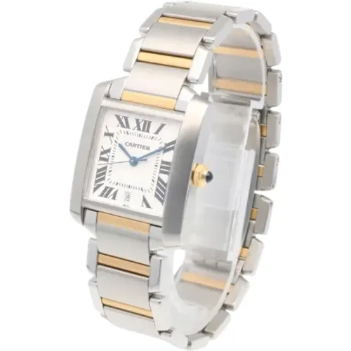 Pre-owned Stainless Steel watches , male, Sizes: ONE SIZE - Cartier Vintage - Modalova