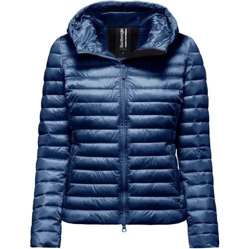 Padded Jacket with Hood in Bright Nylon , female, Sizes: XL - BomBoogie - Modalova
