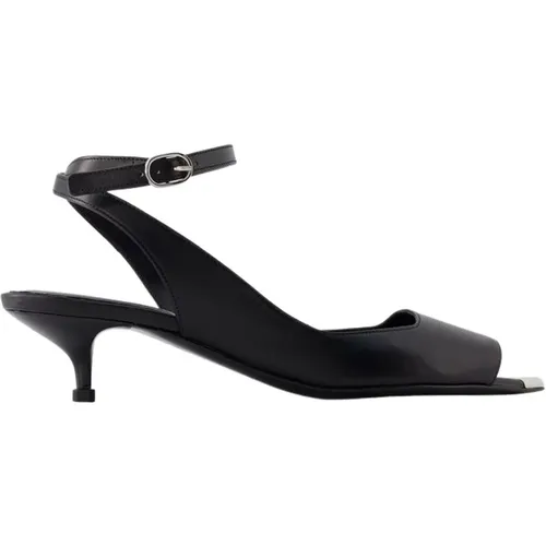 Punk Sandals - Leather - /Silver , female, Sizes: 4 UK, 7 UK, 3 UK, 5 UK, 2 UK - alexander mcqueen - Modalova