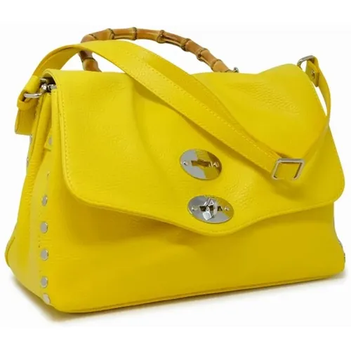 Gelbe Schultertasche Tägliche Handtasche , Damen, Größe: ONE Size - Zanellato - Modalova