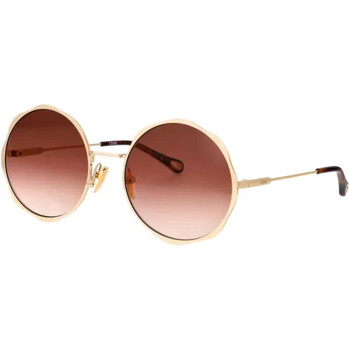 Stylische Sonnenbrille für Trendigen Look , Damen, Größe: 59 MM - Chloé - Modalova