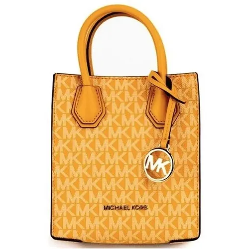 Mercer XS Shopper Crossbody Bag - Honeycomb Signature PVC , female, Sizes: ONE SIZE - Michael Kors - Modalova