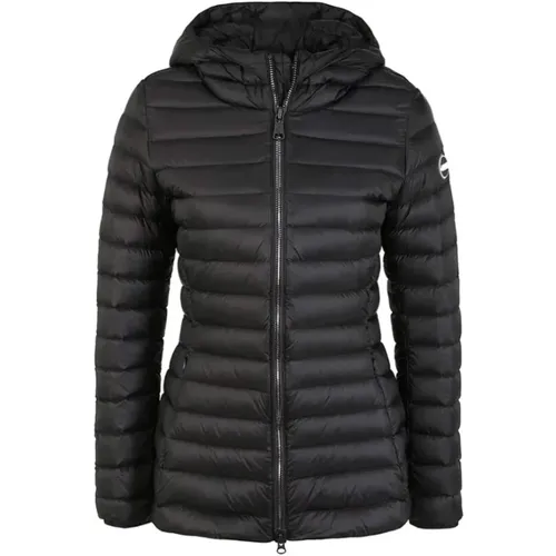 Taillierte Daunenjacke mit Kapuze , Damen, Größe: XL - Colmar - Modalova