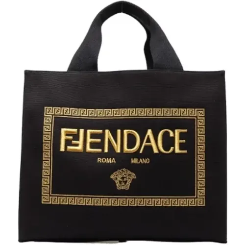 Pre-owned Canvas totes , female, Sizes: ONE SIZE - Fendi Vintage - Modalova