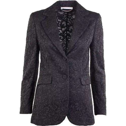 Lace Blazer , female, Sizes: XS - Ermanno Scervino - Modalova