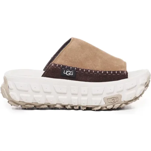 White Platform Sandals Slip-On , female, Sizes: 6 1/2 UK - Ugg - Modalova