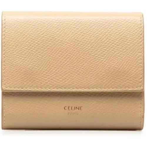 Pre-owned Leather wallets , female, Sizes: ONE SIZE - Celine Vintage - Modalova