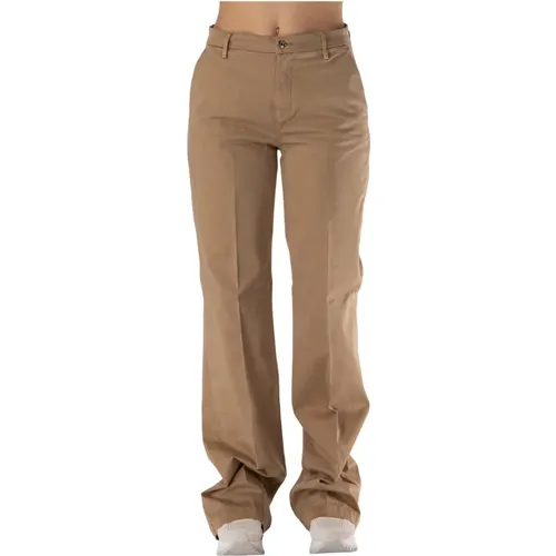 Flare Chino Pants , female, Sizes: W28, W29, W32, W30, W24, W25, W27, W26, W31 - Liu Jo - Modalova