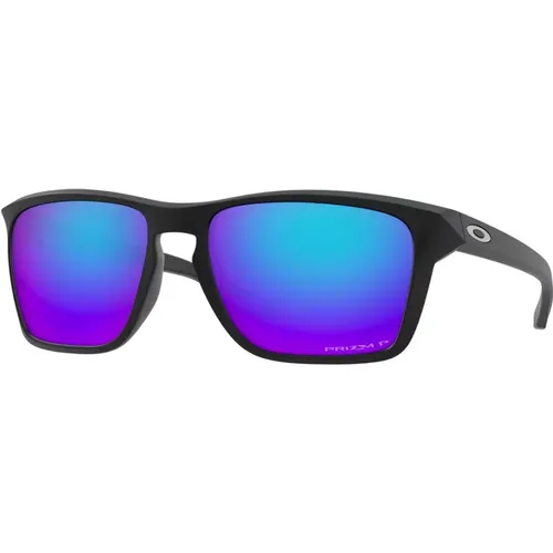 Matte Sunglasses with Prizm Sapphire Iridium , male, Sizes: 57 MM - Oakley - Modalova