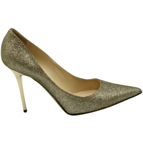 Pre-owned Leather heels , female, Sizes: 7 1/2 UK - Jimmy Choo Pre-owned - Modalova