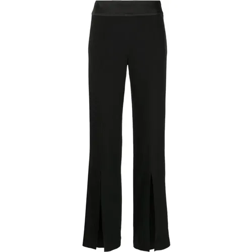 Crepe slit trousers , female, Sizes: 2XS, L - Simkhai - Modalova