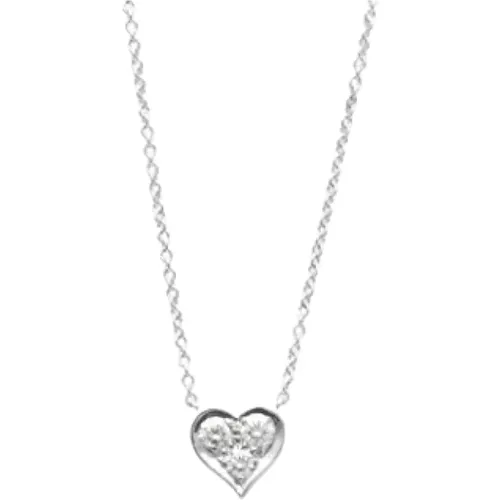 Pre-owned Platinum necklaces , female, Sizes: ONE SIZE - Tiffany & Co. Pre-owned - Modalova