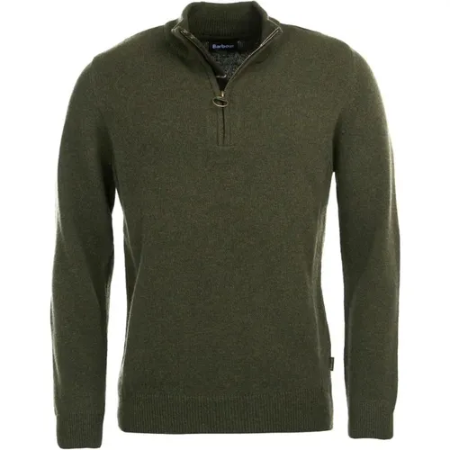 Holden Half Zip - Olive , male, Sizes: M, L, XL, S - Barbour - Modalova