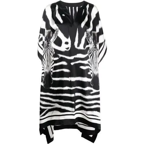 Zebra Strandkleid - Stilvoll und Bequem - Dolce & Gabbana - Modalova