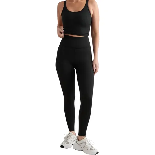 Schwarze Monochrome Core Leggings , Damen, Größe: S - Aim'n - Modalova