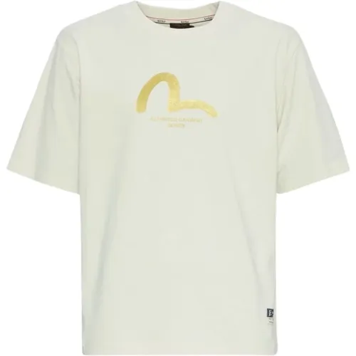 Short Sleeve T-Shirts and Polos , male, Sizes: XL - Evisu - Modalova