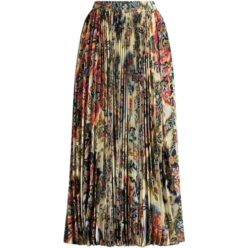 Paisley Print Pleated Skirt , female, Sizes: S, M - ETRO - Modalova