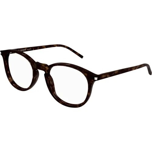 Mode Brille SL 106 Schwarz , unisex, Größe: 50 MM - Saint Laurent - Modalova