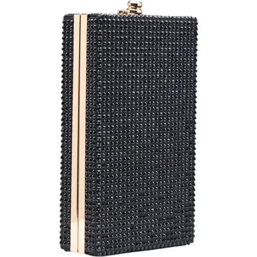 Starre Strass Clutch mit Kettenriemen - Silvian Heach - Modalova